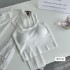 Women Seamless Solid Ice Silk Camisole Built In Bra Inner Wear