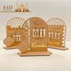 Ramadan Countdown Calendar 2026 Eid Mubarak Ornament Islamic Home Decoration for Muslim Festival Party Decor Gift Idea