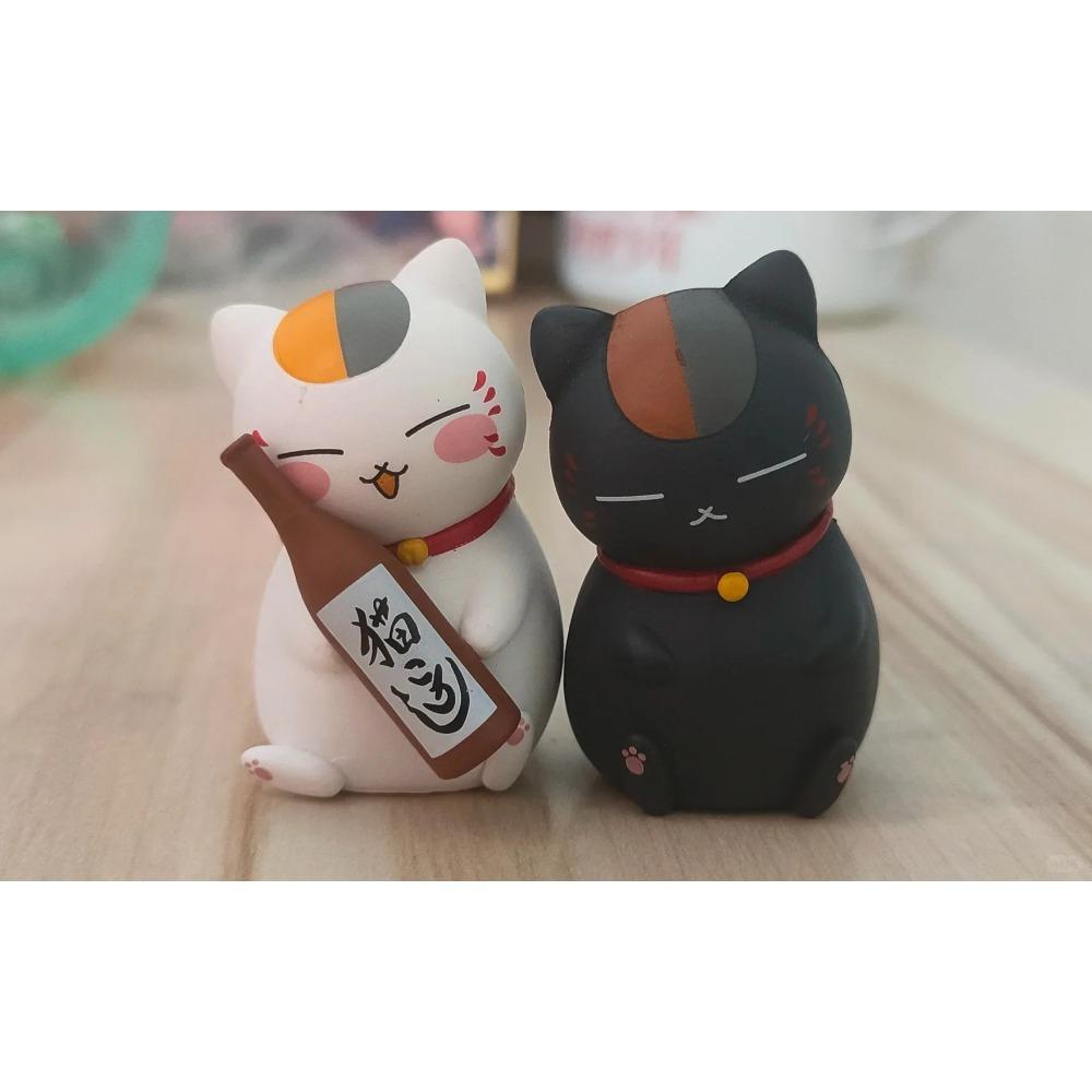 Nouveau en stock Compte Amis Anime Chats Enseignants Dormant Côte à Côte Assis en Rangées Boîte Aveugle Modèles Ornements