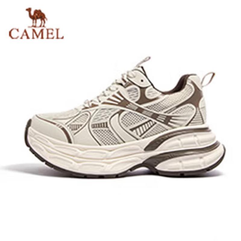 CAMEL Silver Moon Women's Retro Chunky Platform Sneakers