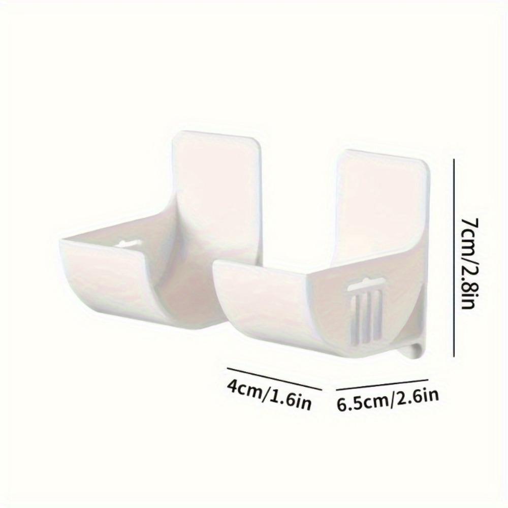 1 Pair of Trash Bag Holder, Garbage Bag Dispenser Roll Rack Wall Mounted Shopping Grocery Bag Roll Rack Plastic Trash Bag Storage Rack