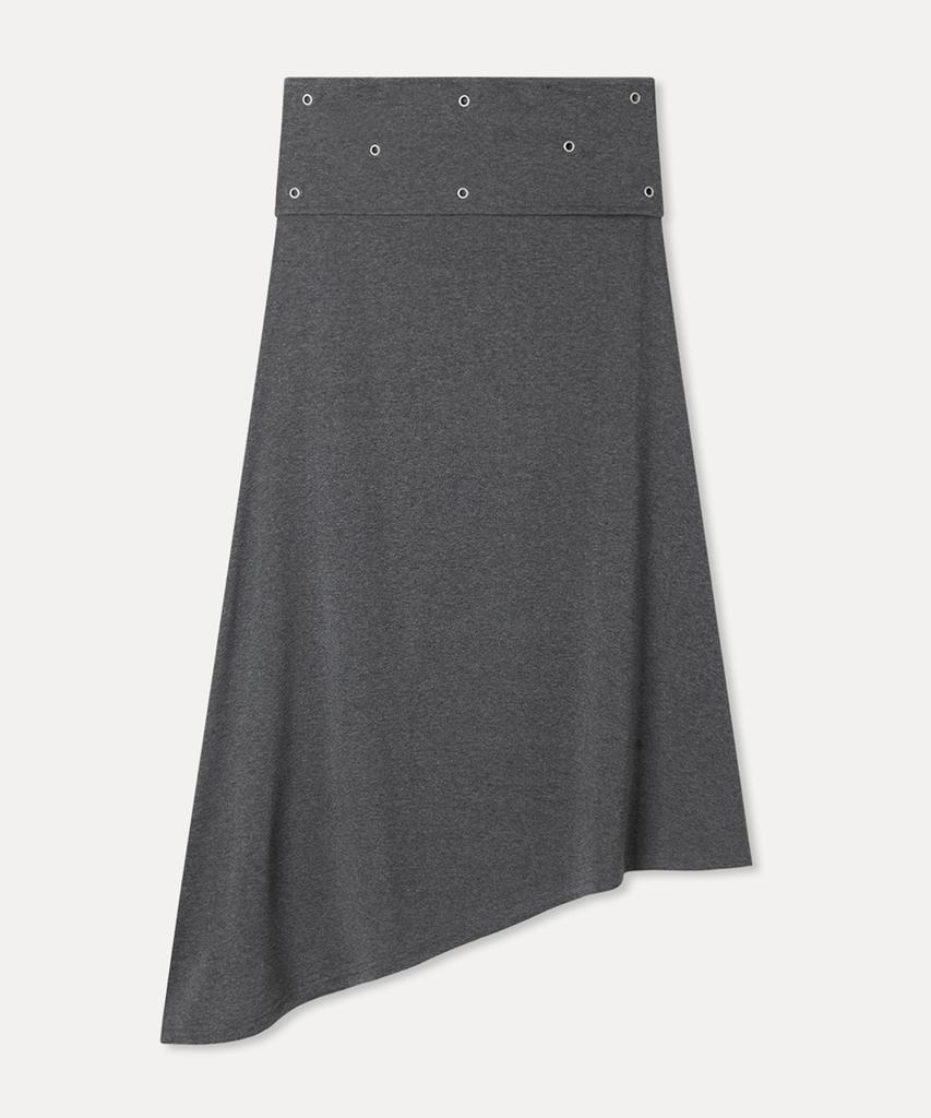 MIXXO Studded Banding Asymmetrical Skirt_Miwwmg44Ms