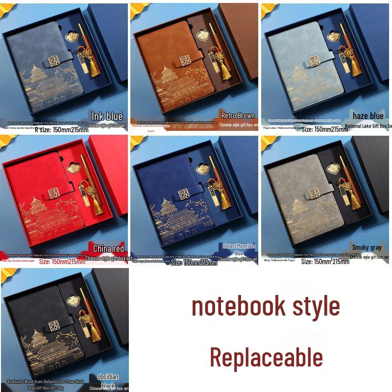 Customizable Notebooks and Notepads: A5 and B5 Stationery Sets with Printable Logo and Inner Page Options