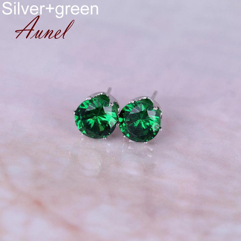 Smart Cubic Zirconia  Ear Stud Earrings Wedding Gift