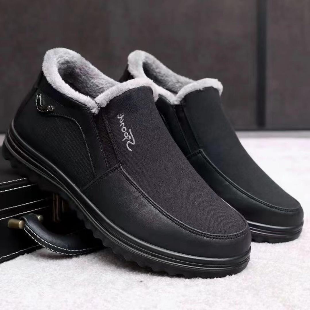 Men s warm shoes with cotton for cold protection high-top shoes fashionable business casual shoes and warm boots 38 2690₽