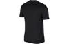 Nike T Shirts Men's Black Crew Neck Moderate Straight Fit CU8489-010