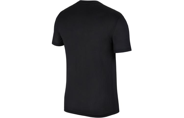 Nike T Shirts Men's Black Crew Neck Moderate Straight Fit CU8489-010