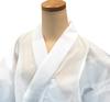 [Kyoto Usagido] Summer Ready-Made Nagajuban (Undergarment for Kimono), Washable, Ro (thin silk fabric), White, j-152, Size M, with attached collar.