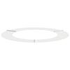 Tree Ring Suitable for Flat Tree Trunk White Ø60   90 Cm Steel