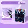 Double-Ended Glitter Marker Pen: Soft-Tip Watercolor Pen for Journaling & Painting, Non-Toxic & Washable, Ideal for Kids