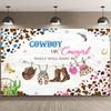 A Background Cloth for Revealing Gender In the West "Is It a Cowboy or a Cowgirl? What Will It Be?" Party Decoration