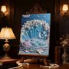 Pearl DIY Shell Bed Art Kits 15.7x19.6inch Gem Art Pearl Painting Kits Without Frame for Adults Gift Idea Home Wall Decor