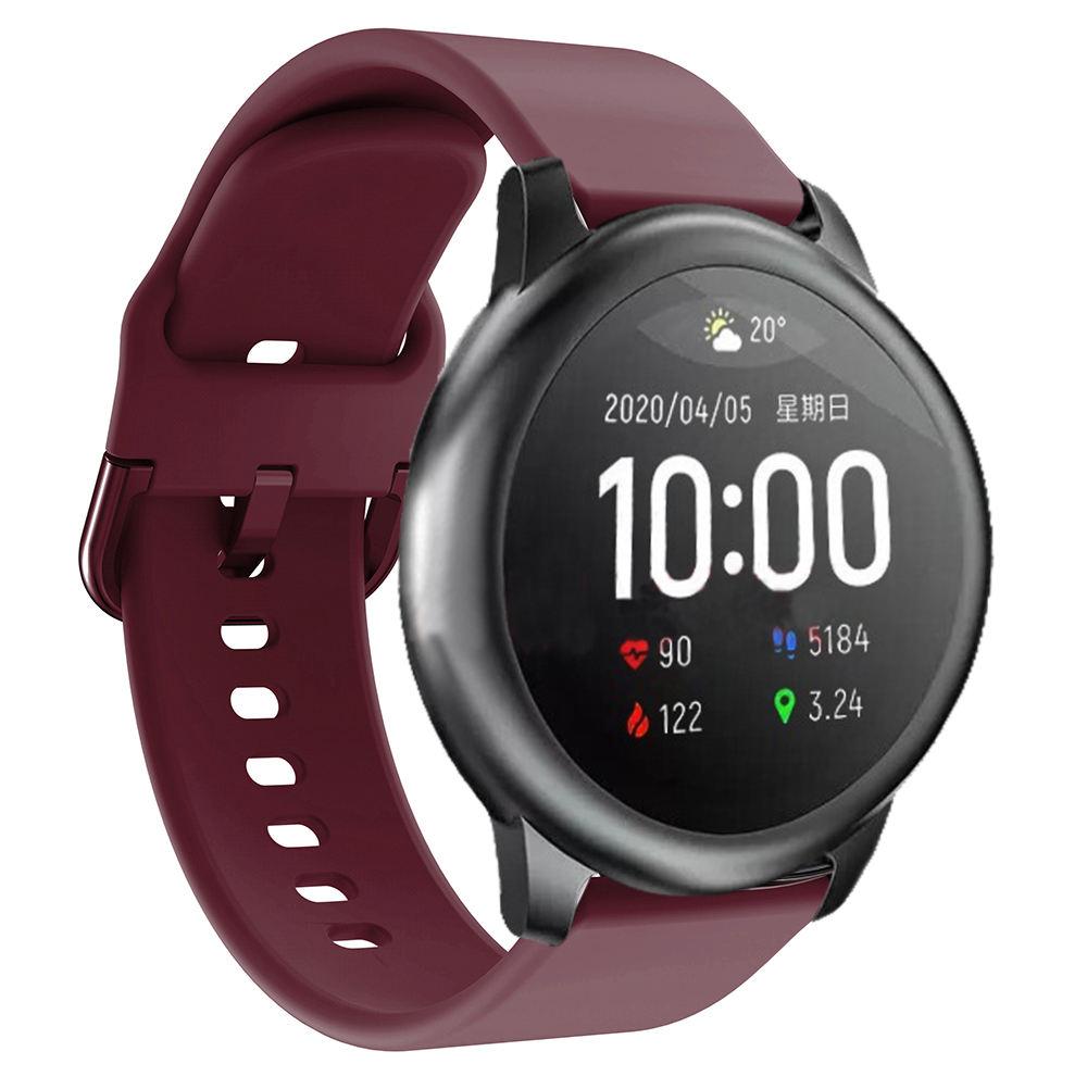 Curea de ceas sport din silicon 22mm pentru Xiaomi haylou solar ls05 cureaBrățări inteligente Brățară accesoriu de modă colorat