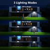 106/400 LED Solar Motion Sensor Floodlight, Outdoor Security Light with 16.4ft Cable, IP65 Waterproof for Garden Yard Driveway