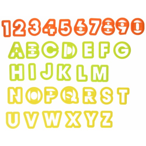 Tiger Crown Cookie Cutter, Orange, Yellow, Green, 47 X 38 X 12mm, Alphabet & Number Cutter, Polypropylene, 751, Pack of 36