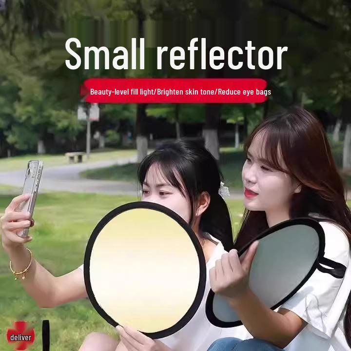 Mini Tragbarer Reflektor Aufhelllicht: Vier-in-Eins Live-Streaming-Kreislicht mit Neukundenrabatt