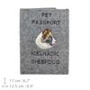 Icelandic Sheepdog, Icelandic Spitz, Iceland Dog – Dog passport case, document case | Art-Dog
