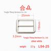 Stainless Steel Adjustable D-Ring Buckle - Copper Three-Speed Wire Pull Design
