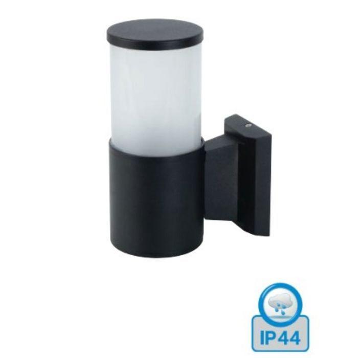 Applique Kavak-2 Noir E27 60W (Eq. 12W FLC et 8W LED) Dim. 208x148mm Diam 89mm