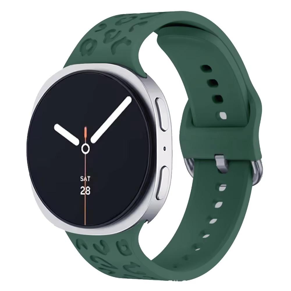 

Sport Band for Samsung Galaxy watch 8/8 classic 46mm 44mm 40mm Engraved Leopard Wrist Belt Bracelets Correa Galaxy watch 8 Strap Galaxy watch 8 40mm