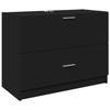 VidaXL Black Sink Cabinet 78x37x59 Cm Engineered Wood, Bathroom Cabinet, Bathroom Storage Cabinet, 848116