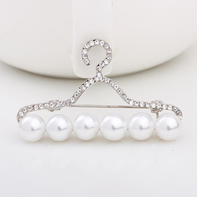 JMXD-Fashion Trend, Corsage, Brooch белый