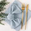 70PC 30X45CM 100% Cotton Cloth Napkins  Napkin Reusable Weddings Party Baby Shower Christmas Table Decor Retro Napkins Reusable