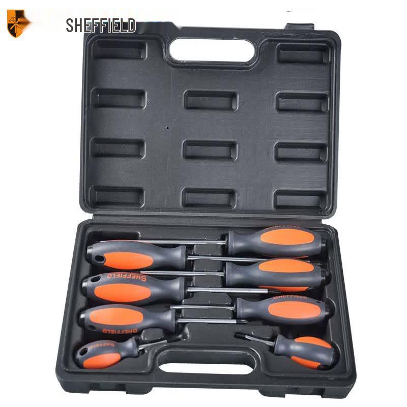 SHEFFIELD 8-Piece Industrial-Grade Screwdriver Set