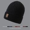 Wintermütze Samt Dicke Herren Strickmütze Warme Mütze Outdoor Ärmelkappe Skullies Beanies Ski Slouchy Cap