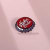 Fun And Quirky Nuclear Cola Bottle Cap Pin Ideal For Creative Lovers Accessory