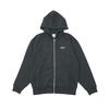 Face Box Patch Zip Up Sweat Hoodie X-girl (105253012005, Charcoal, Medium)