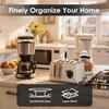 Large Capacity Cord Organizer for Appliances,4 Pack Upgraded Adjustable Kitchen Appliance Cord Holder Wraps Keeper Stick on Mixer,Coffee