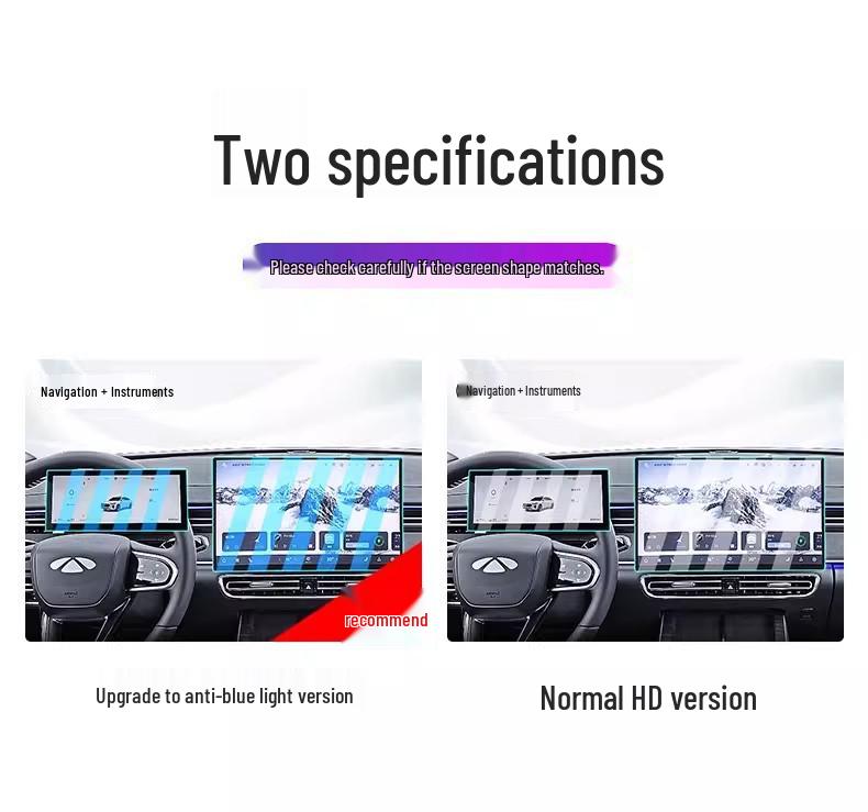 Chery Fengyun A8L Center Console Navigation Screen Protector