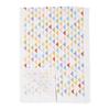 Fukukoi Fluffy Double Gauze Tenugui Towel, Scale Pattern, Approx. 32x89cm, Cotton 100%, Made In Japan