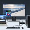 USB 3.0 Switch Selector with 2 Cables USB Switcher One Button Switch Adapter for PC Laptop Keyboard Mouse Printer Scanner