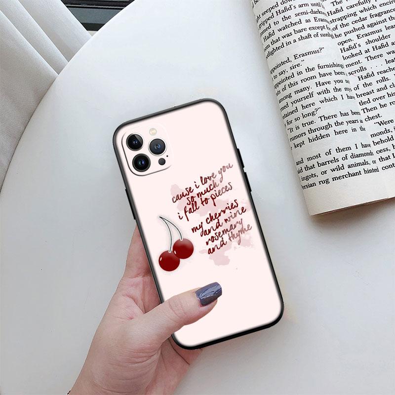 Cherry summer fruit New High-End Cover Phone Case for iPhone SE XS XR 17 16E 12 11 Pro Max Mini Air