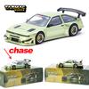 TW 1:64 Tarmac Works Toyota Sprinter Trueno AE86 Widebody Green Alloy Car Model Chase