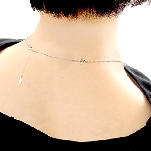 Lara Christie Adjustable Chain, Azuki PT850, Platinum, La97-0001-apt