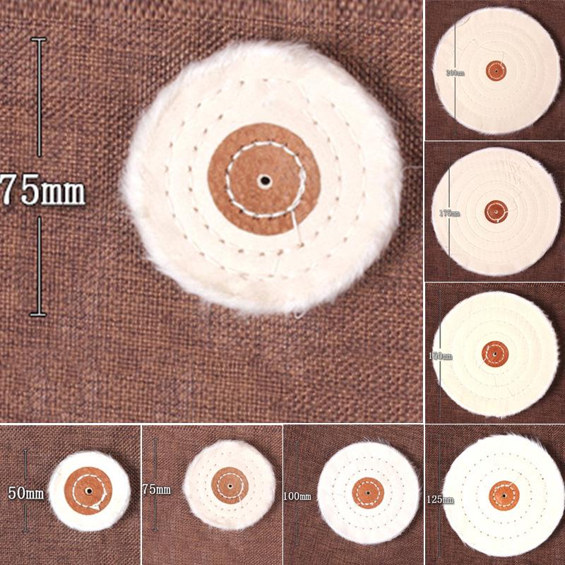 Professional Cloth Buffing Polishing Wheel for Metal Wood Glass White Color