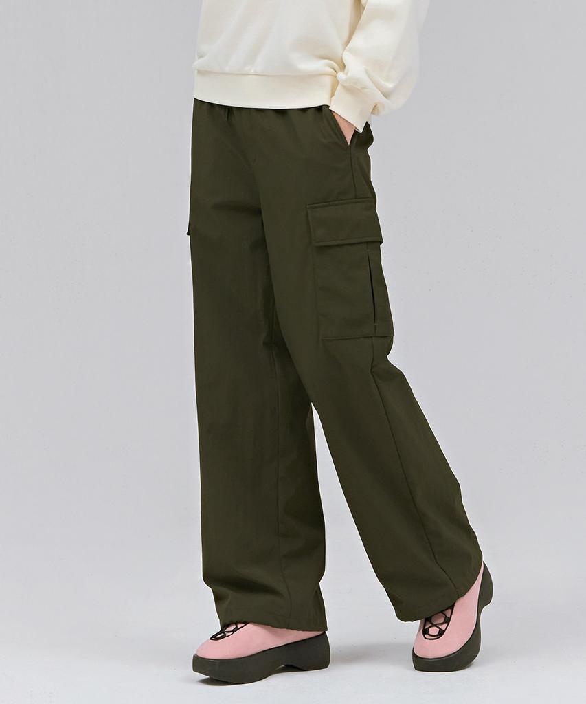 CHASECULT Women'S Wide Bonded Cargo Pants - Khaki