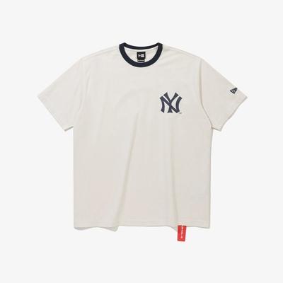 New Era New York Yankees World Series T shirT Cream 15147499