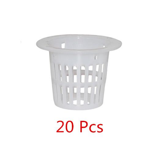 20Pcs Plant Nursery Mesh Cup Pots Grow Pot Sponge Net Colonization Vegetable Planter Growing Basket Holder Hydroponic Soilless