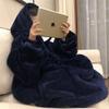 Xinjingzhou Winter Plush Hooded Nap Blanket Pajamas