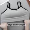 Girls Bras String Simple Underwear Bras with Pad Women Bra High Elastic Backless Bras M / L