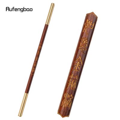 Brauner, traditioneller, handgefertigter Zauberstab aus Holz, exquisite Altarutensilien für Energieheilung, Cosplay und Rituale, 45 cm