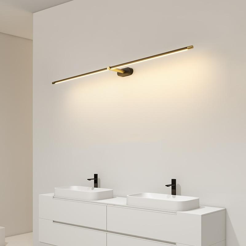 Nordic Slim Wall Sconce Lamp Bathroom Mirror Light