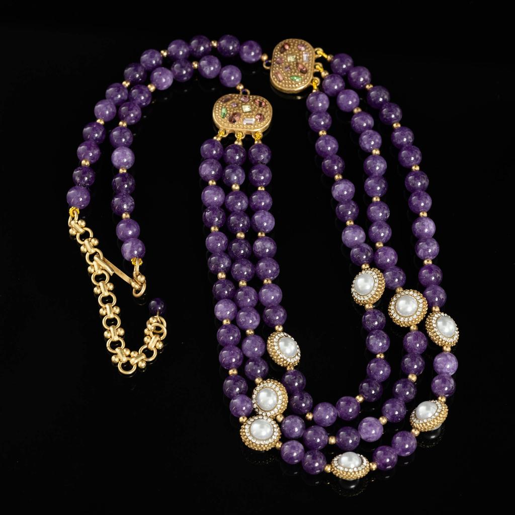 Mittelalterlich Vintage25 Herbst Halskettenkollektion Temperament Hoher Sinn Damen Halskette Gestapeltes Tragen Neu