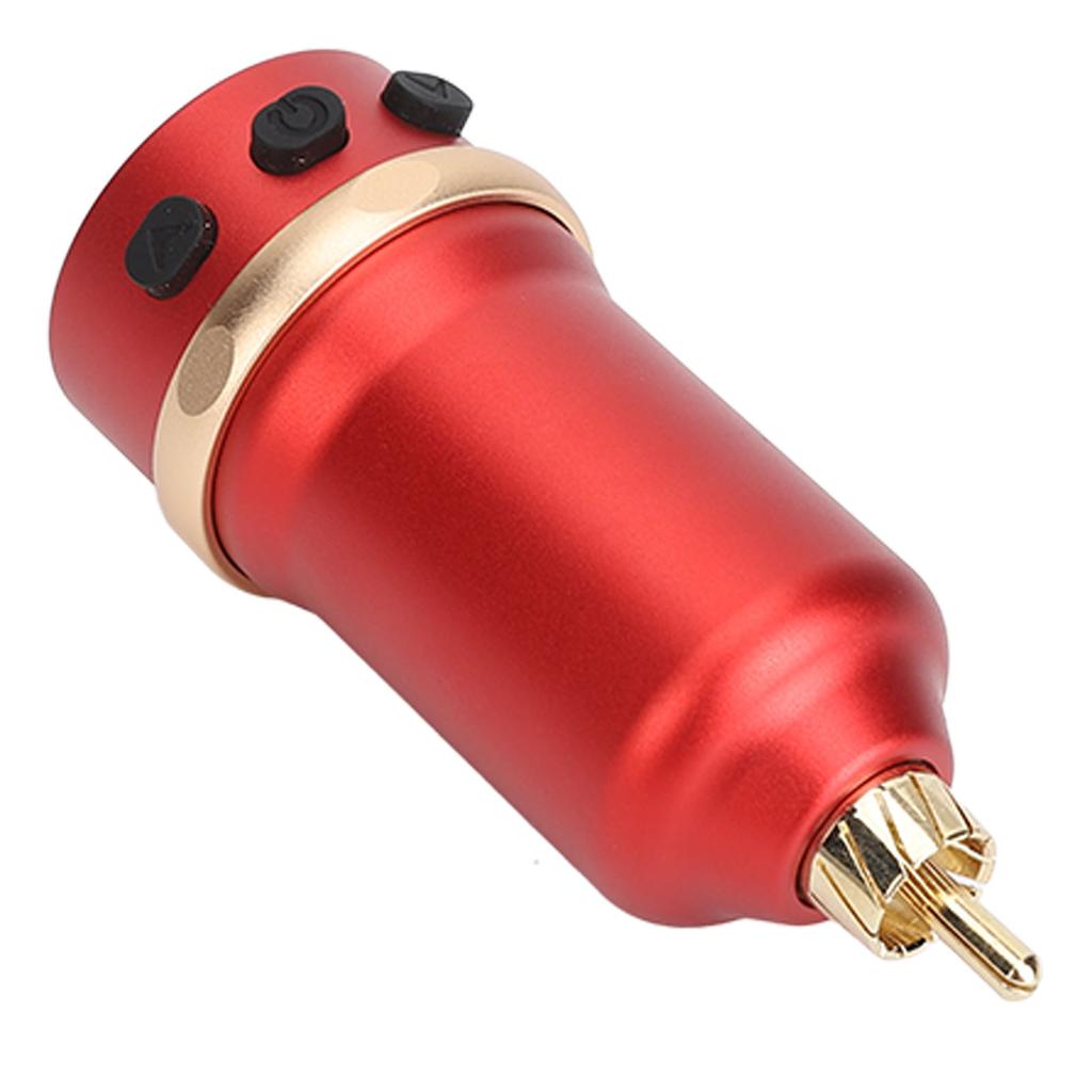 1600mAh Wireless Tattoo Power Supply Rechargeable 4‑12V Adjustable RCA Interface Tattoo Pen Machine