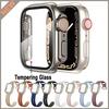 Coque+Bracelet Pour Apple Watch Band 44mm 40mm 45mm 41mm 38mm 42mm Bracelet en Silicone Gravé Léopard iWatch 9 7 SE 4 5 6 8 3 2 1