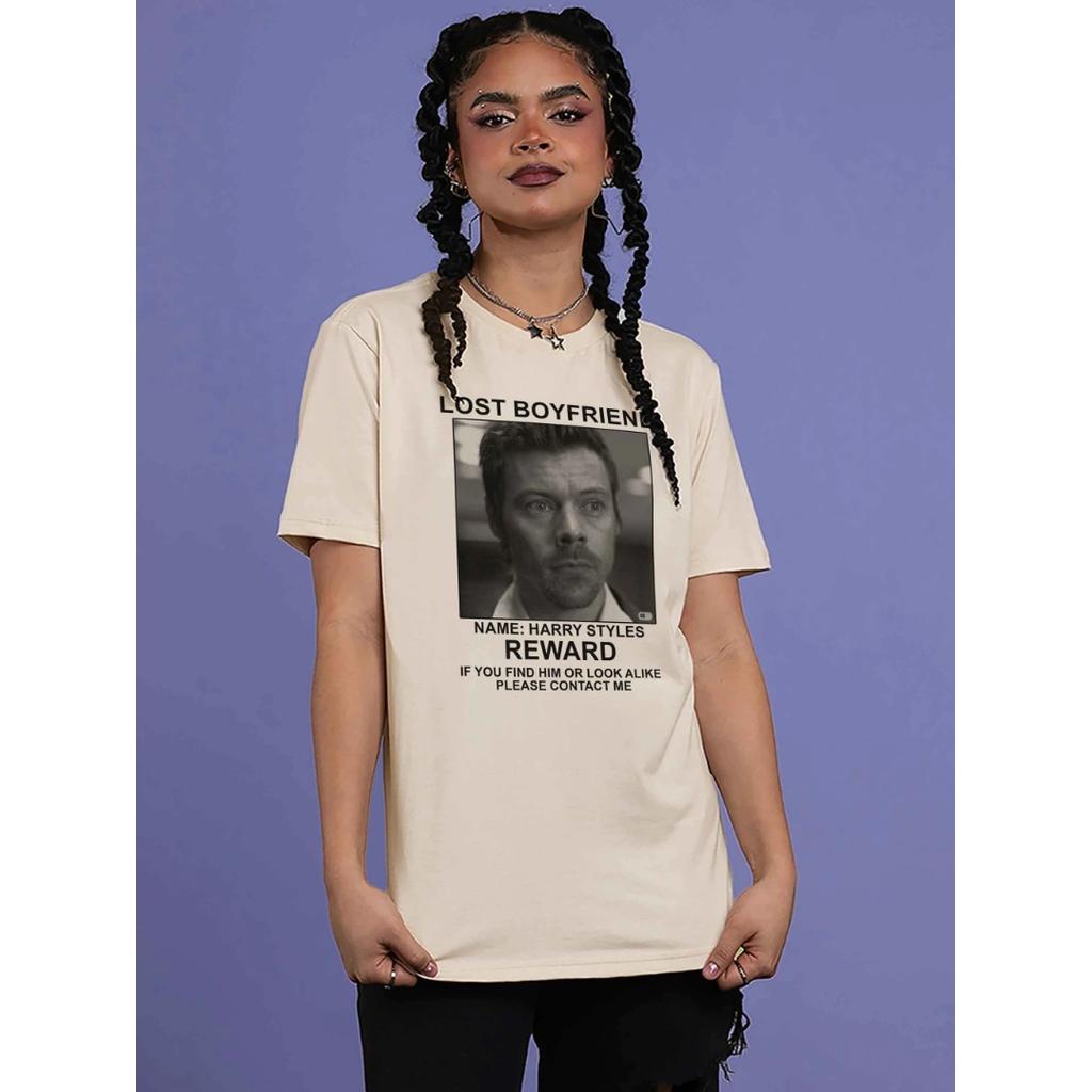 Lost Boyfriend Harry Styles T-Shirt Damen Herren Streetwear Oversized Y2k Hip Hop Harajuku Kurzarm Hohe Qualität Damen Herren Kleidung